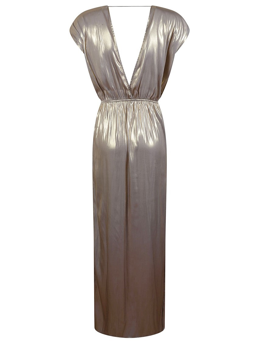 Zadig & Voltaire Maxi Dress With Deep V-Neckline