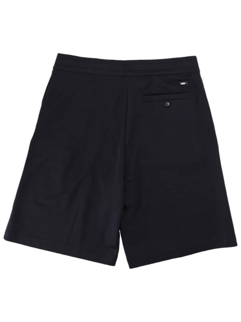 Herno Structured Straight Cut Cotton Shorts