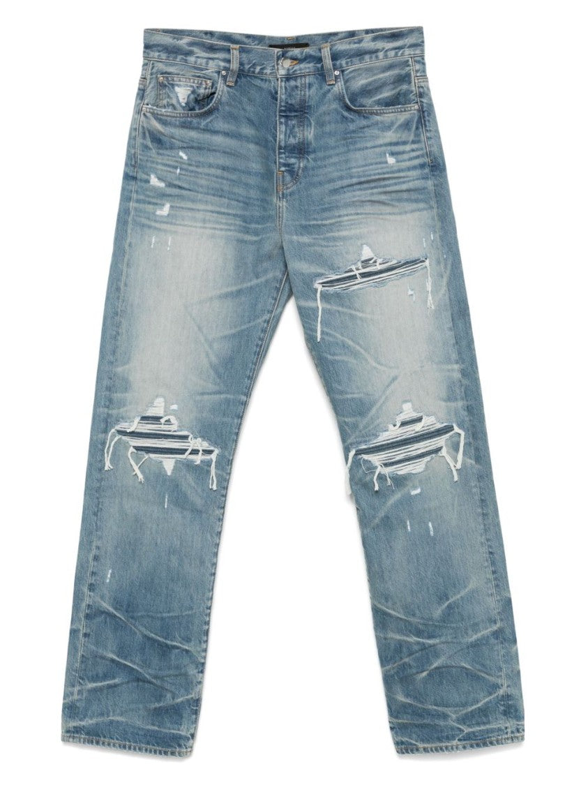 Amiri Relaxed Fit Blue Denim Jeans