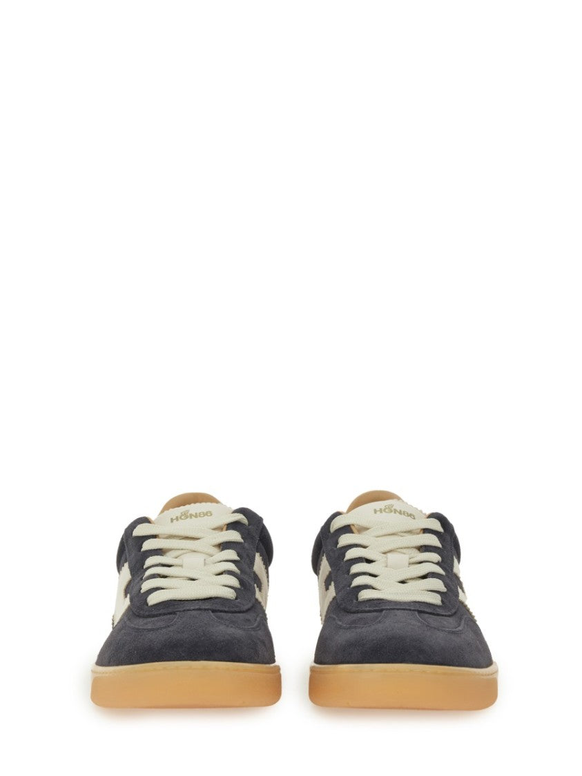 Hogan Cool Minimalistic Low-Top Calfskin Sneakers