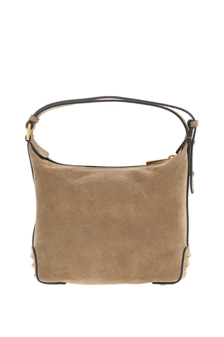 Tod's Beige Suede Mini Handbag
