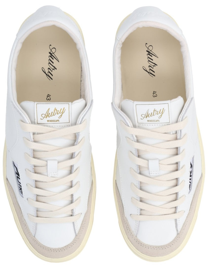 Autry Windscape Low Leather Suede Low-Top Sneakers
