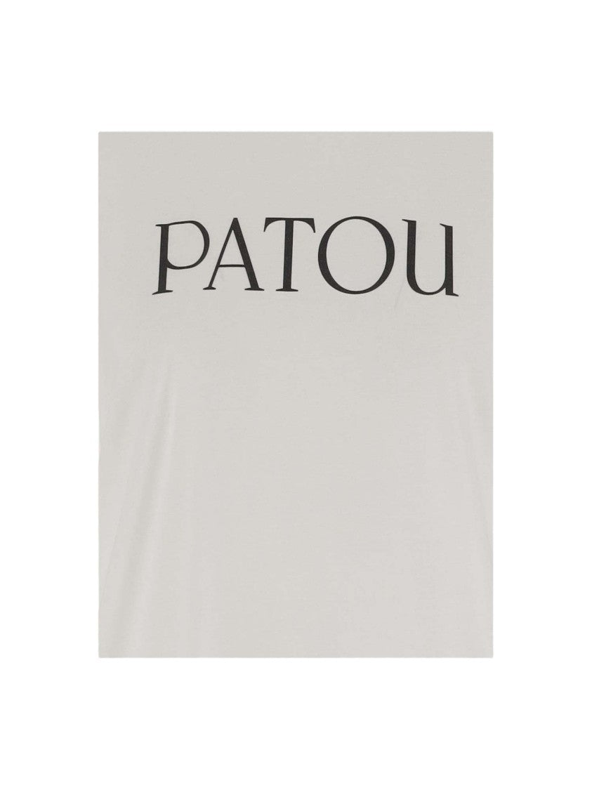 Patou Cotton T-Shirt With Contrasting Logo Design