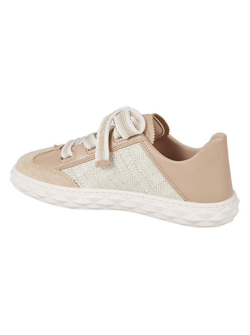 Jimmy Choo Low-Top Textured Panel Sneakers
