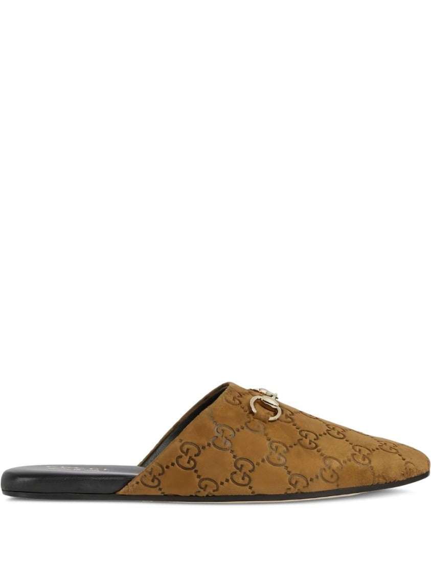 Gucci Pointed Toe Slip-On Mules