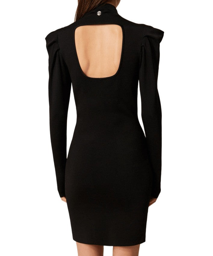 Twinset Actitude Black Mini Dress