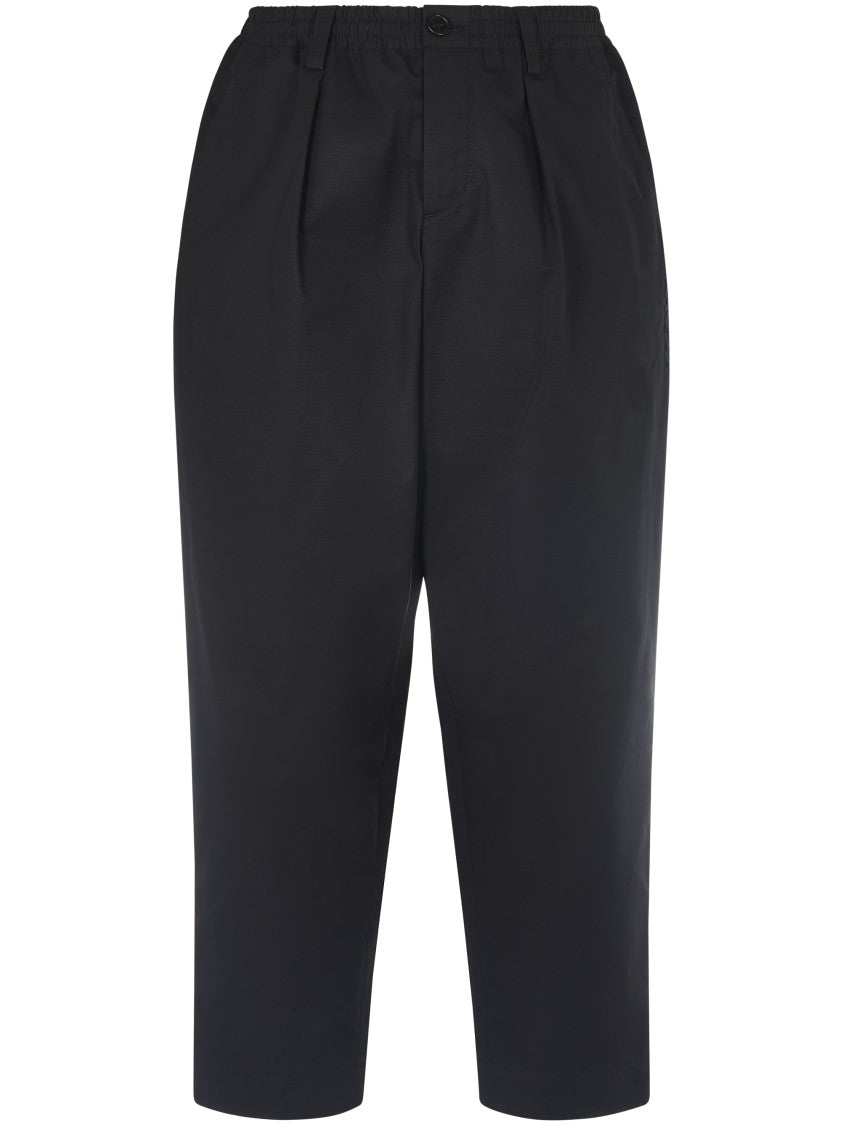 Marni Relaxed Fit Black Trousers