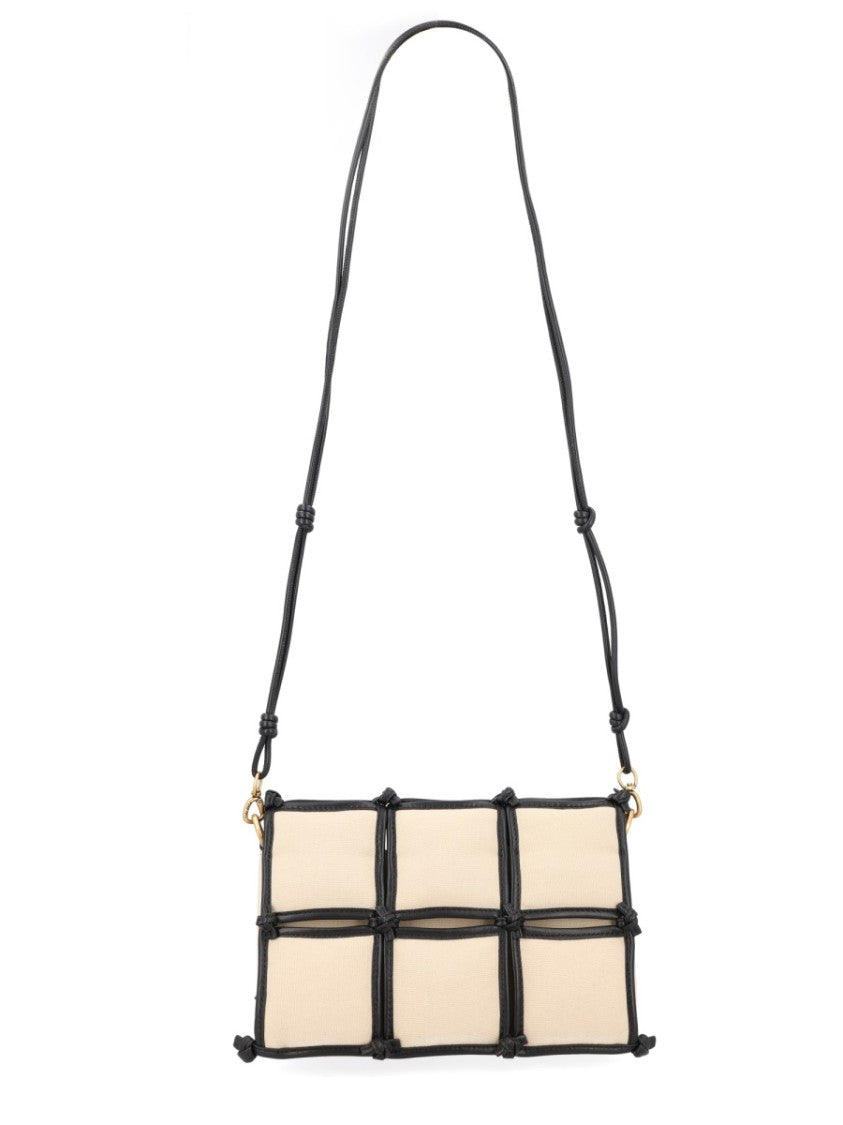 Cult Gaia Gaia Puff Grid Padded Shoulder Bag