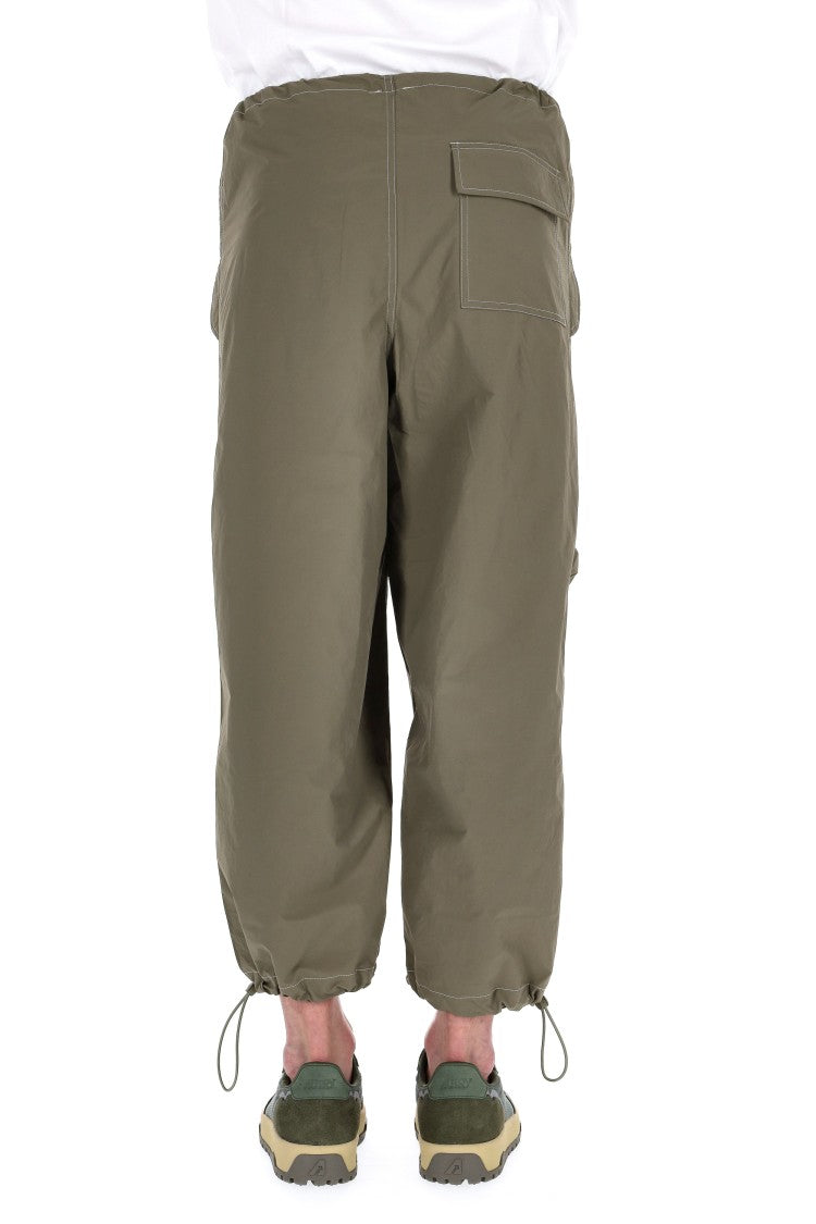 Autry Nylon Scrub Over Fit Trousers