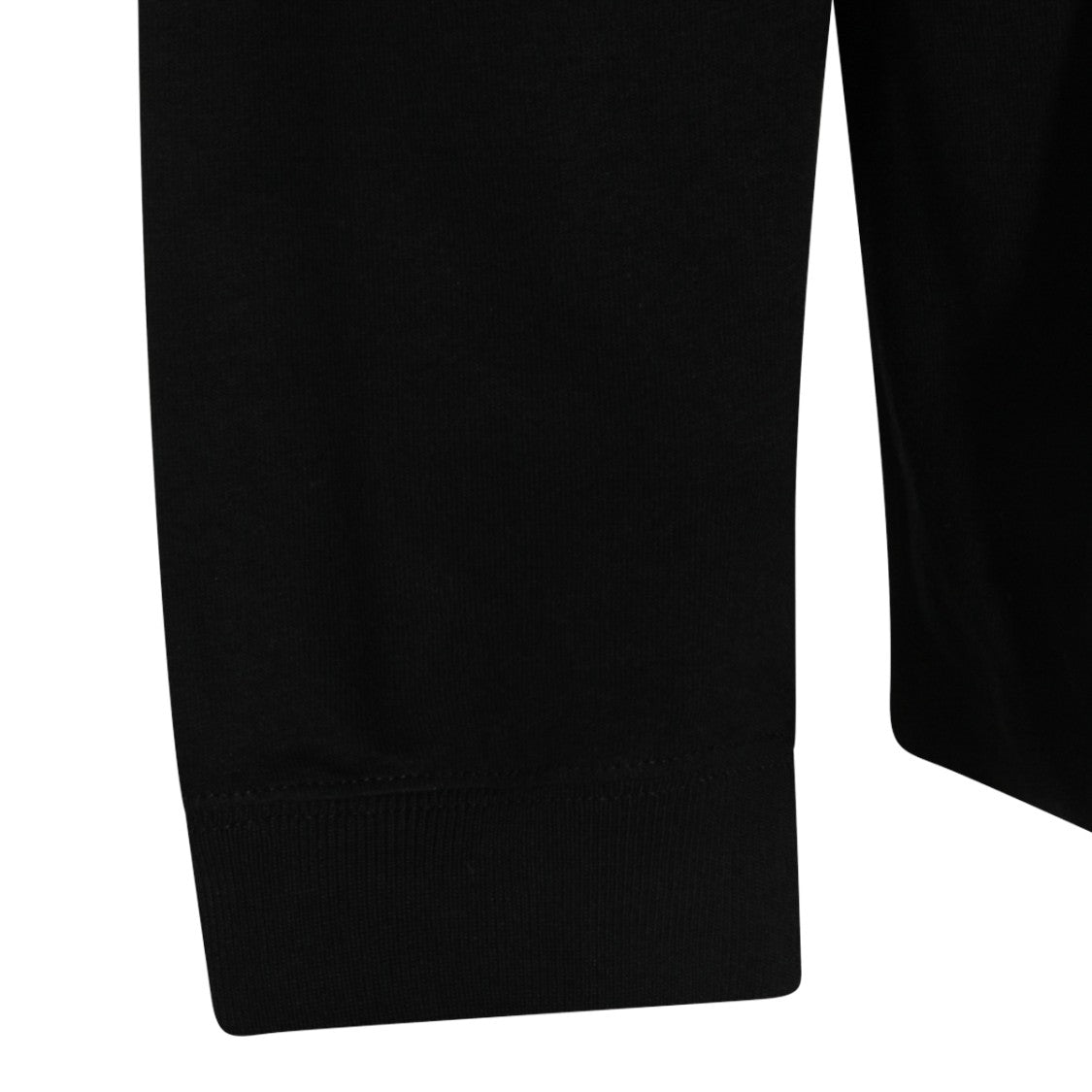Valentino Black Cotton Long Sleeves T-Shirt
