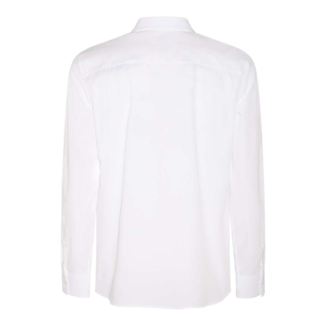 Valentino White Cotton Stud Detailing Shirt