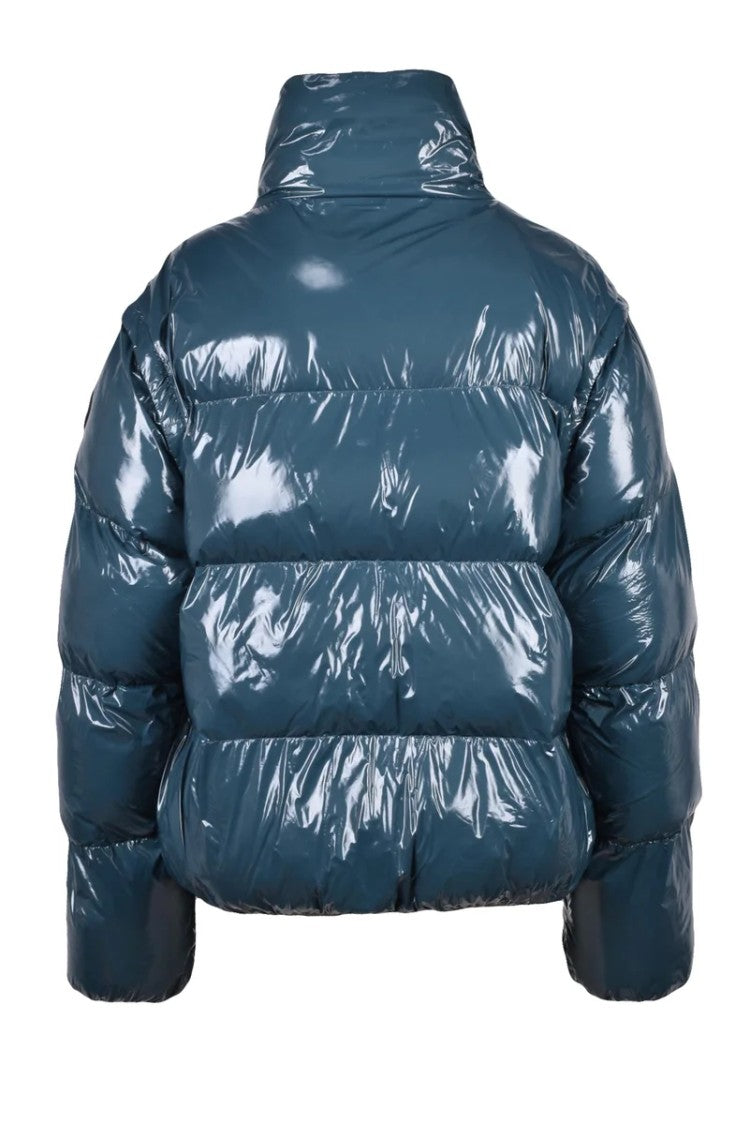 Patrizia Pepe Shiny Down Jacket - Green