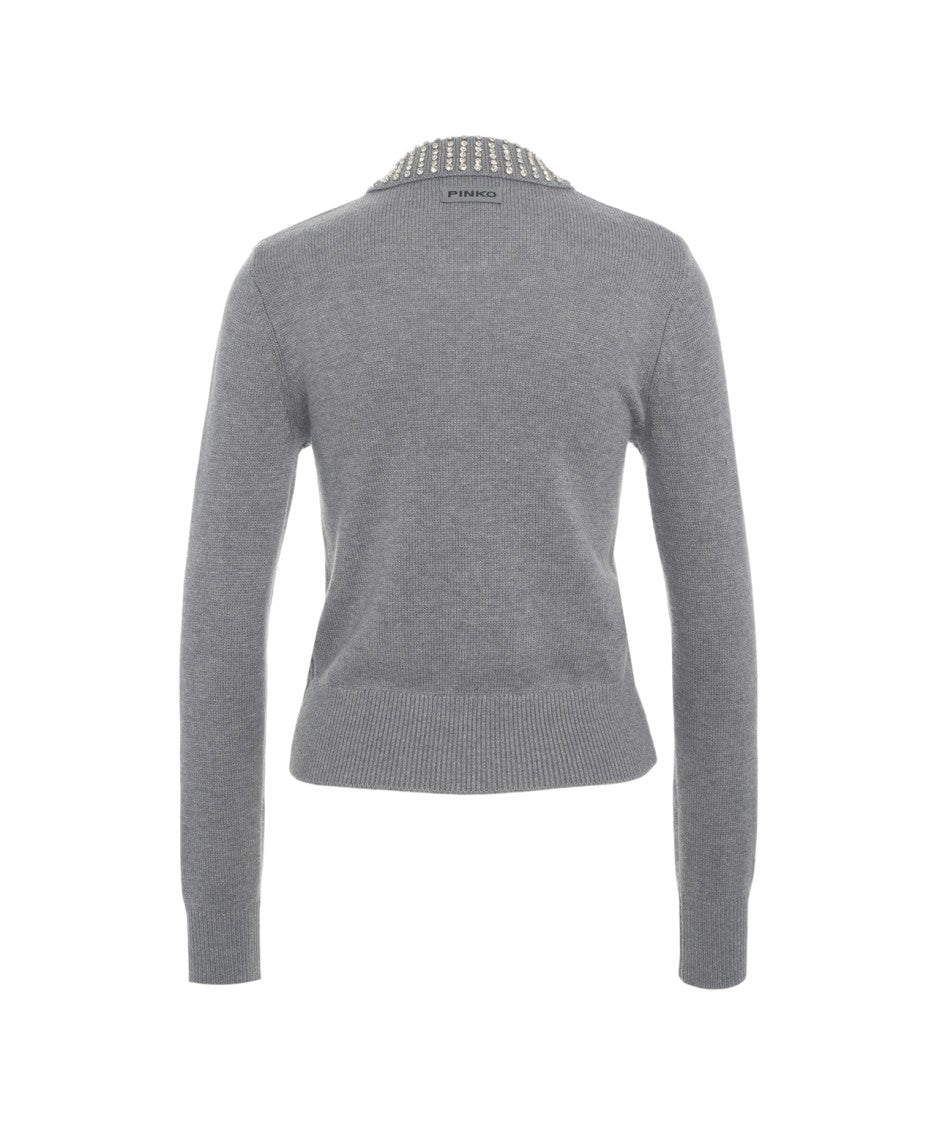 Pinko Ventotene' Rhinestone Sweater