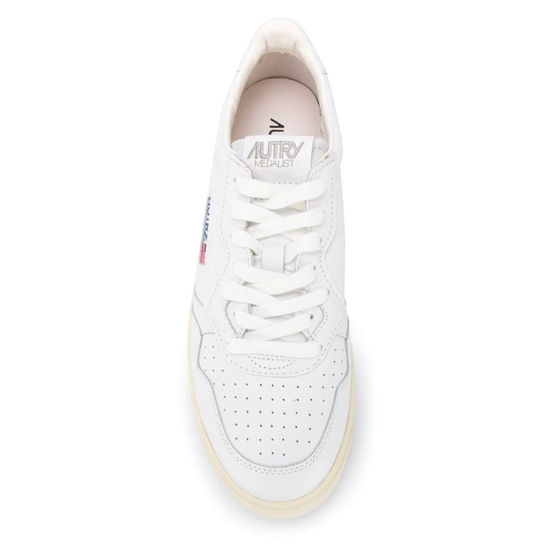 Autry White Leather Action Sneakers