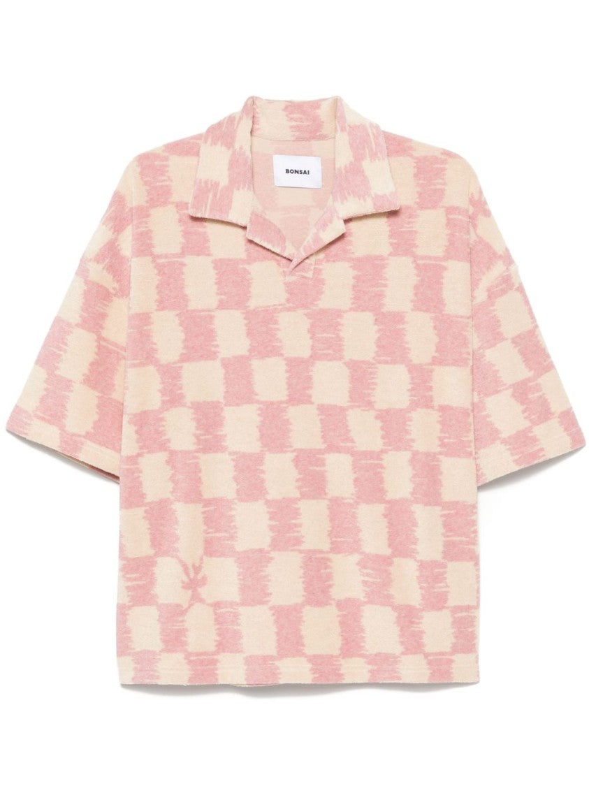 Bonsai Beige Boxy-Fit Polo Shirt