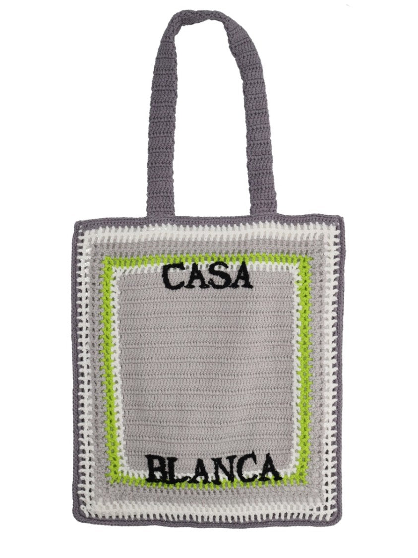 Casablanca Crocheted Cotton Tote Bag