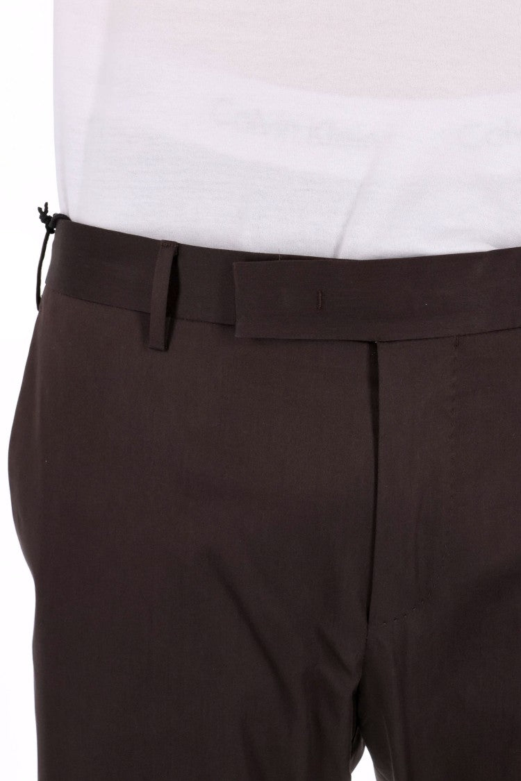 Pt Torino Dieci Model Cotton Twill Trousers