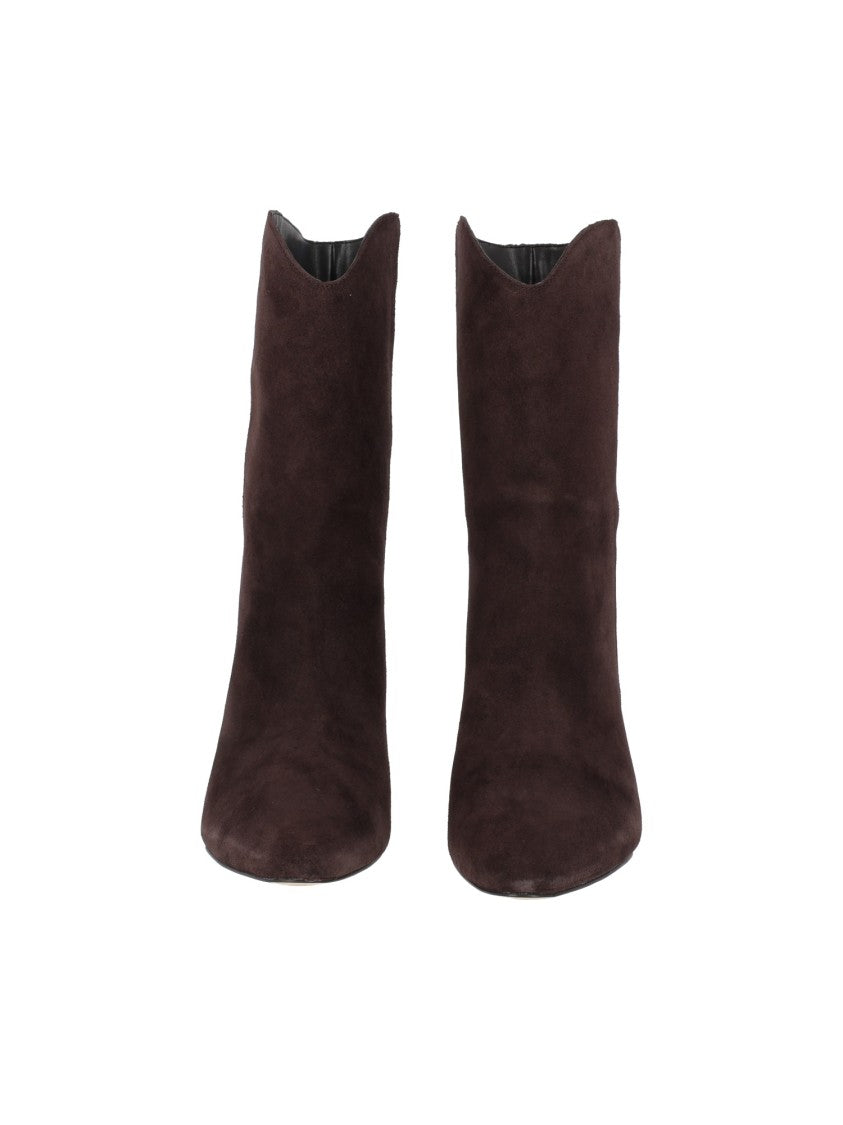 Michael Kors Daniela Suede Kitten Heel Mid-Height Boots