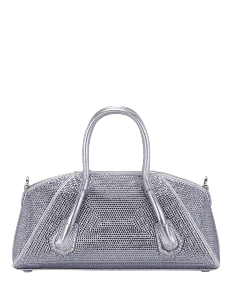 Givenchy Mini Antigona Stretch Top Handle Bag In Satin