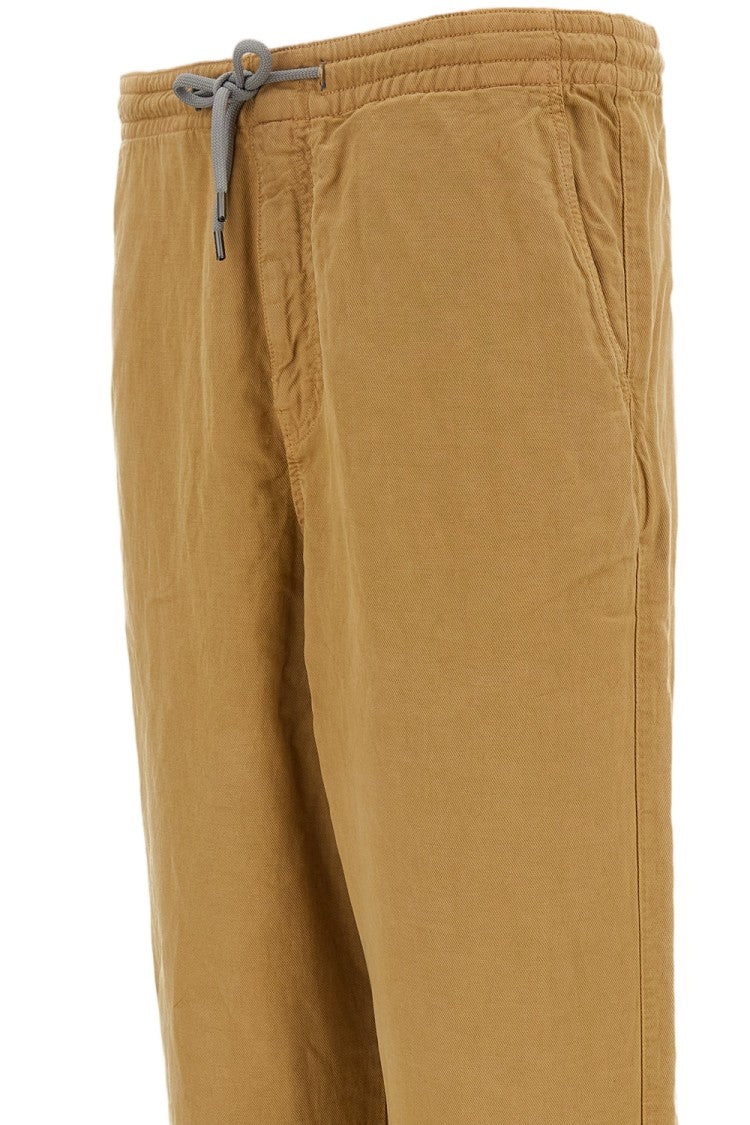 Paul Smith Linen-Blend Drawstring Relaxed Pants