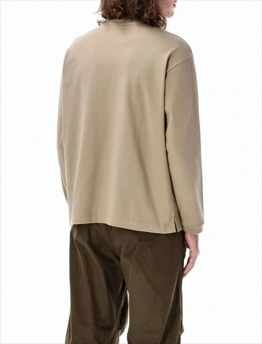 And Wander Long-Sleeve Relaxed Fit T-Shirt With Distinctive Chest Pocket