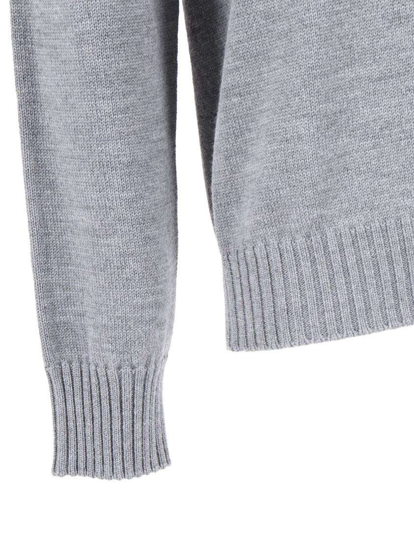 Ballantyne Crew Neck Pullover In 100% Wool