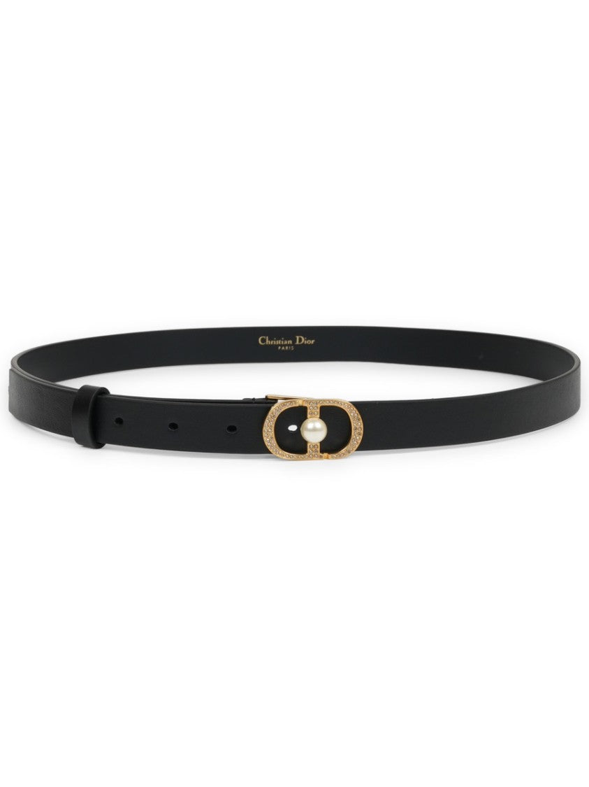 Dior 30 Montaigne Jolie Slim Leather Belt