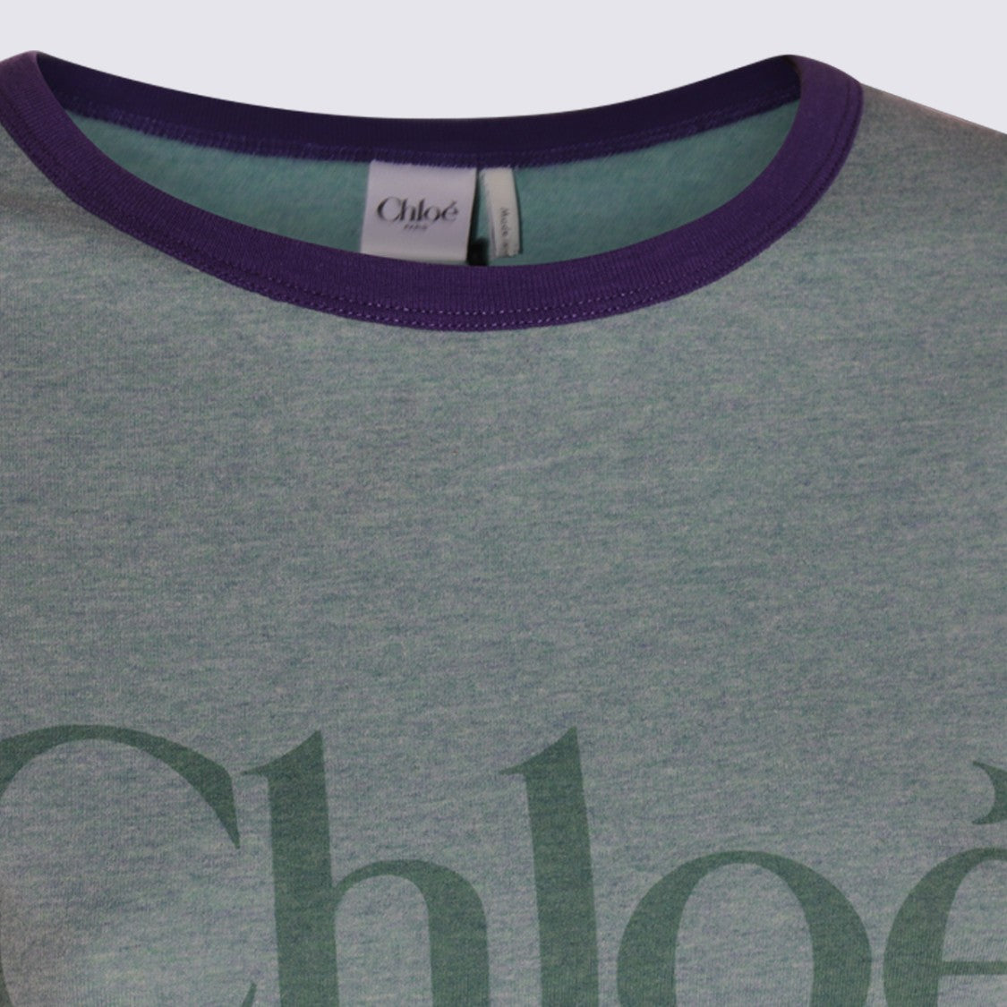Chloé Heathered Cotton T-Shirt