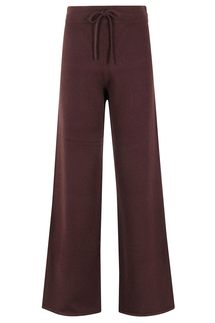 Mc2 Saint Barth Wide-Leg Knit Pants With Elastic Waistband