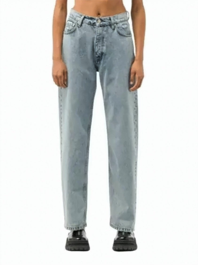 Eytys Relaxed Fit Straight-Leg Denim Pants With Vintage Wash