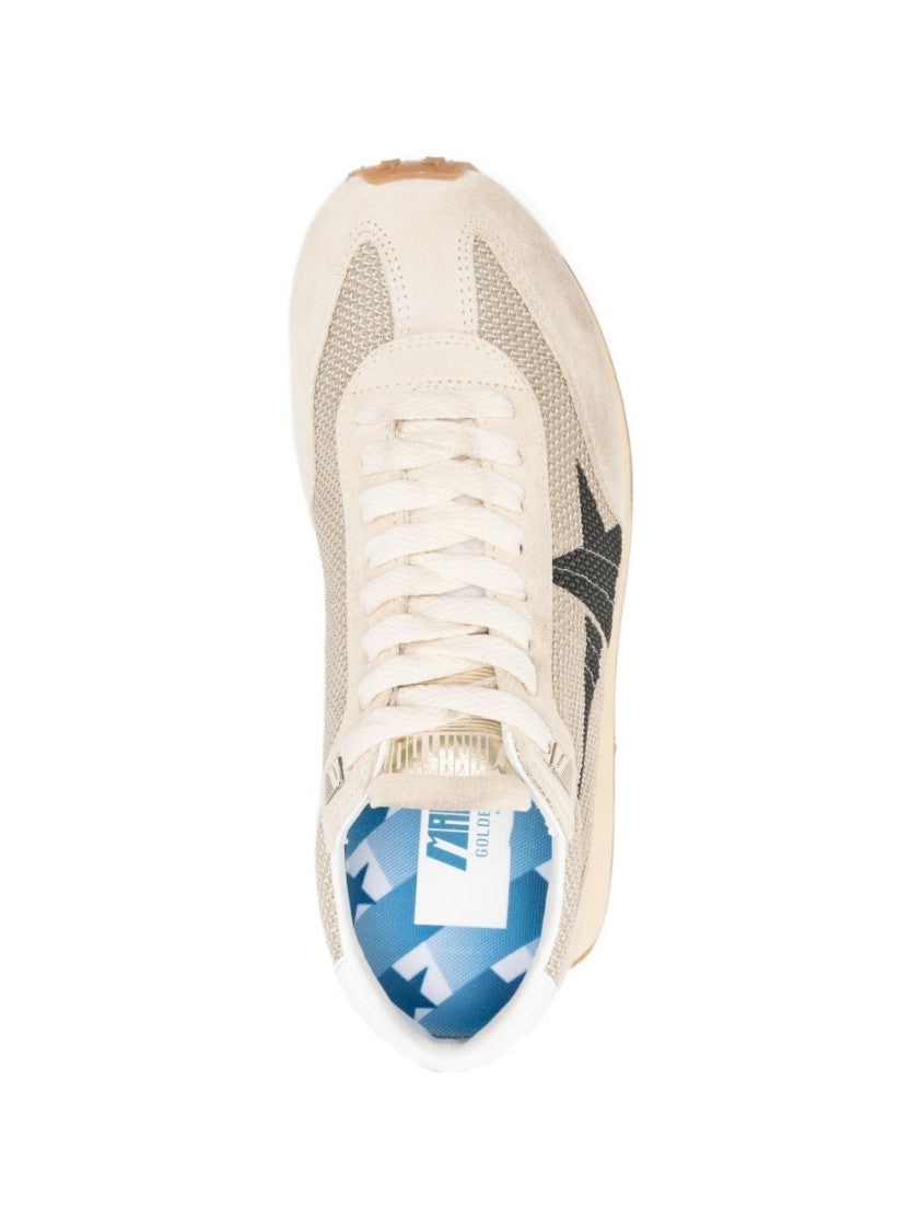 Golden Goose Silk And Nylon High Top Sneakers