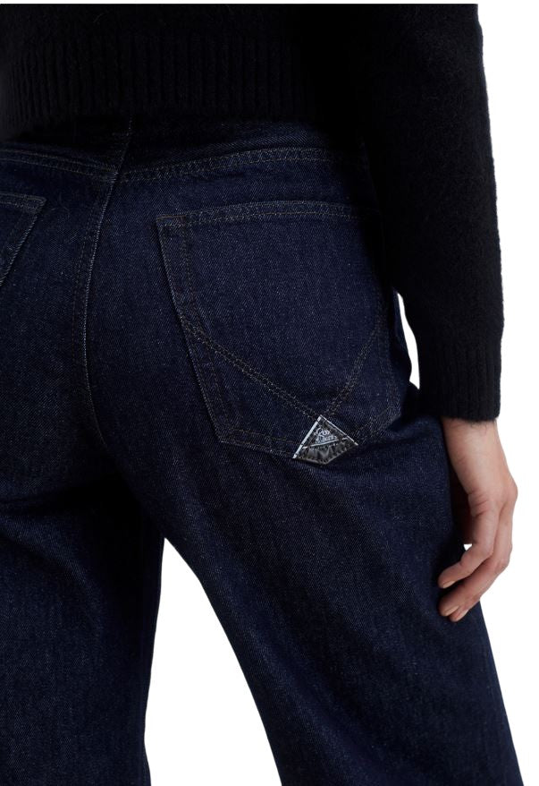 Roy Rogers Flare Fit Denim Jeans With Chic Tassel Detail