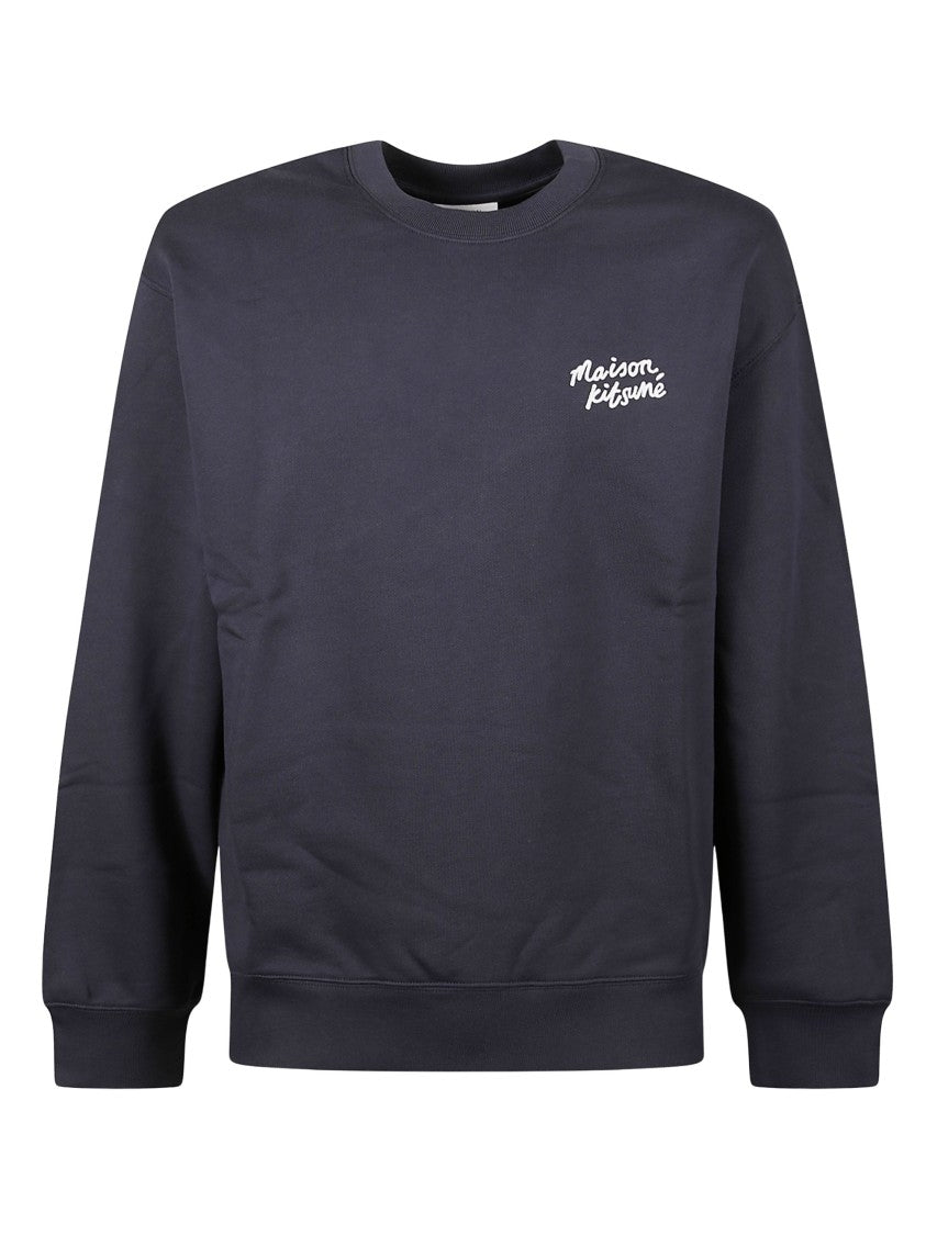 Maison Kitsuné Deep Blue Left Chest Sweatshirt