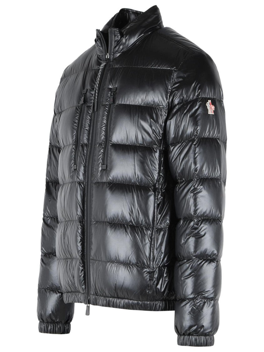Moncler Grenoble Foldable Short 'Orres' Black Polyamide Down Jacket