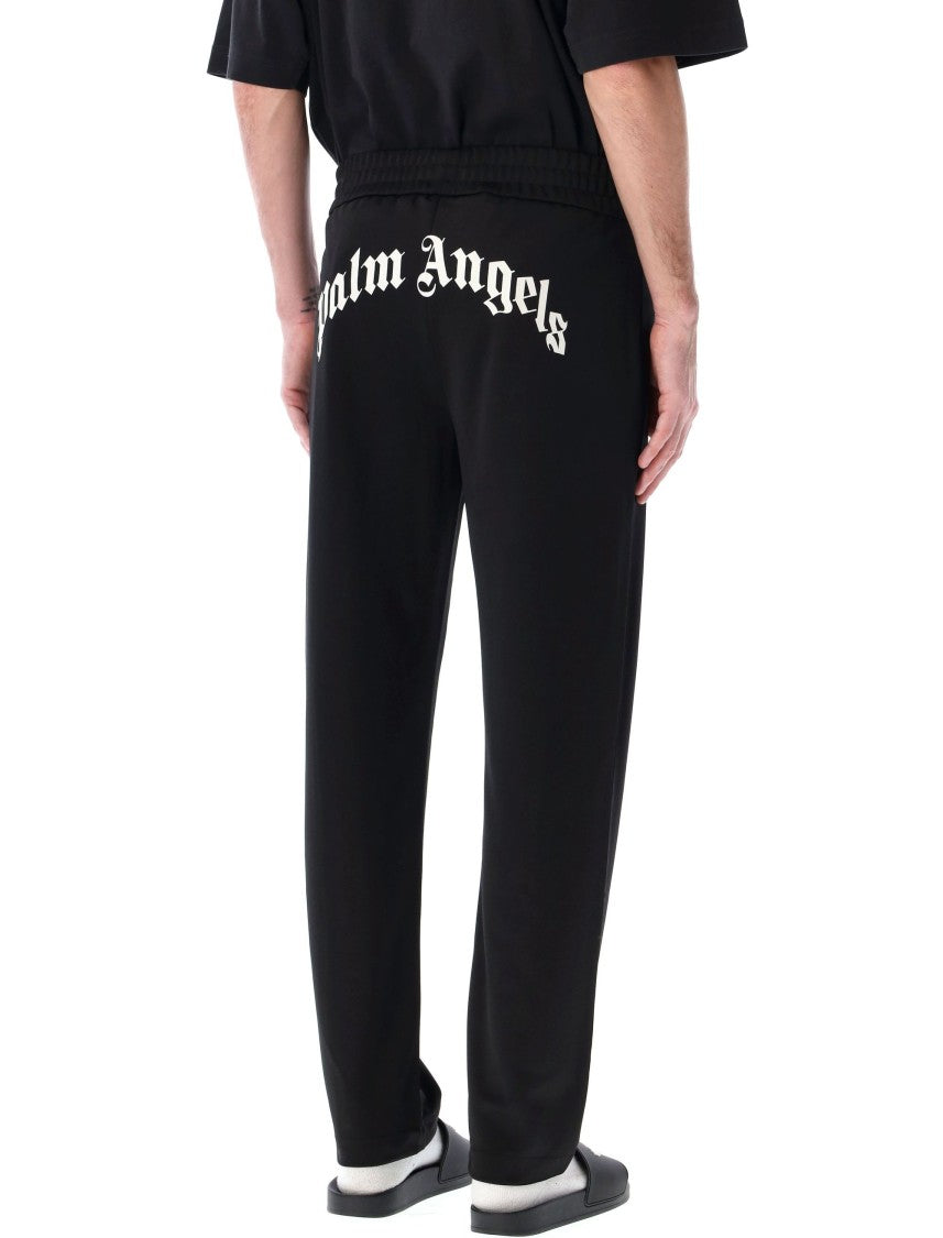 Palm Angels Back Curved Logo Track Pants