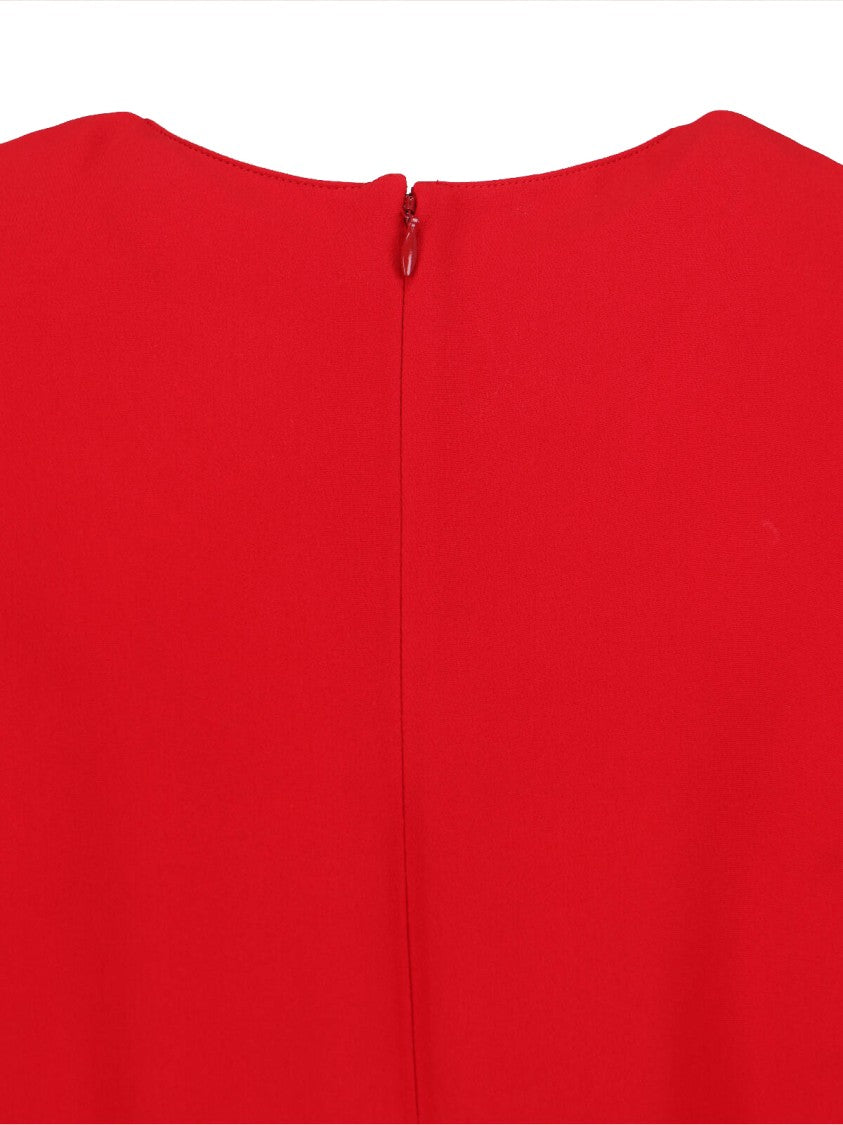 Valentino Red Silk Maxi Dress