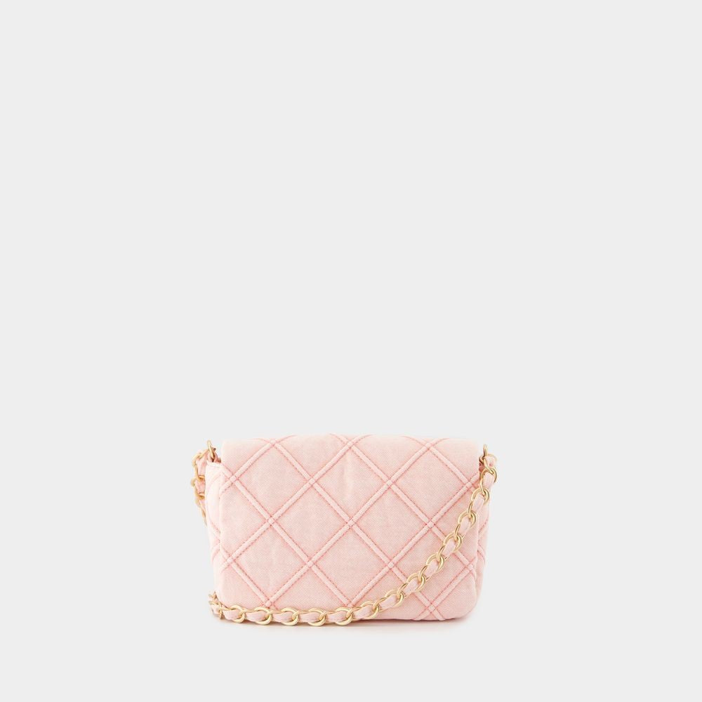Vanessa Bruno Moon Moyen Crossbody - Cotton - Pink