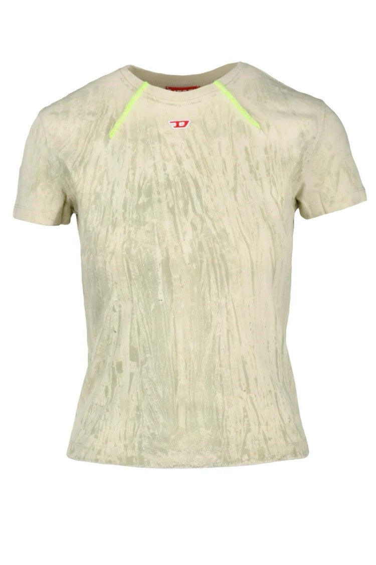 Diesel Women's T-Shirt - Sage Green