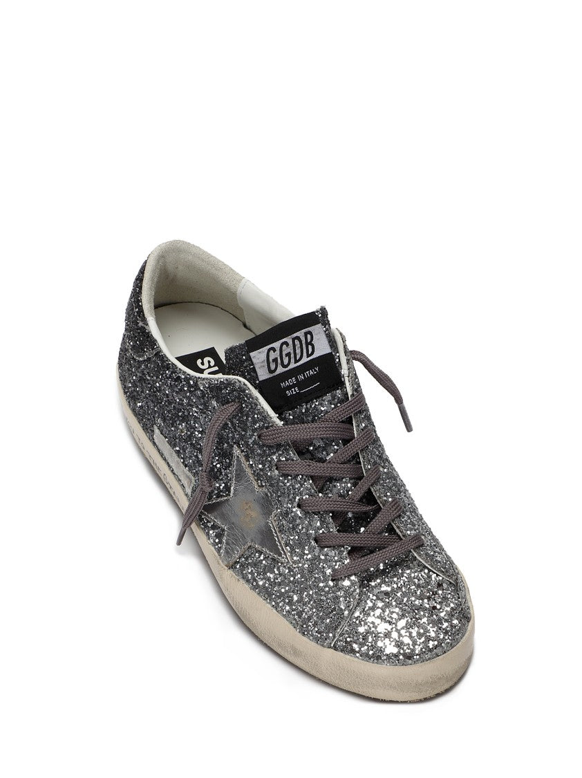 Golden Goose Super-Star Classic With List Glitter