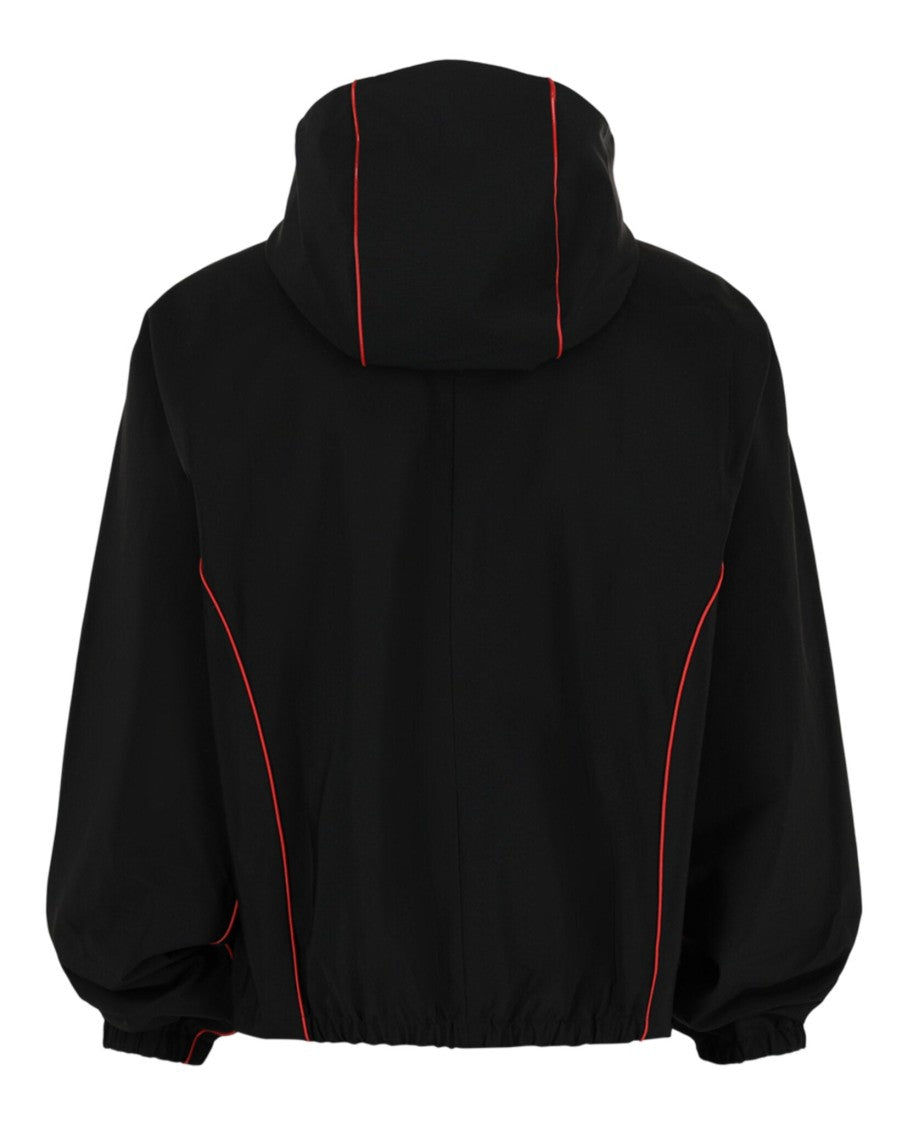 Ferragamo Contrast-Piping Lightweight Jacket