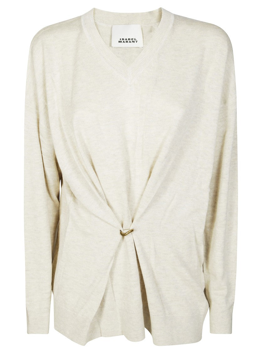 Isabel Marant Étoile Relaxed Fit Twisted Detail Pullover