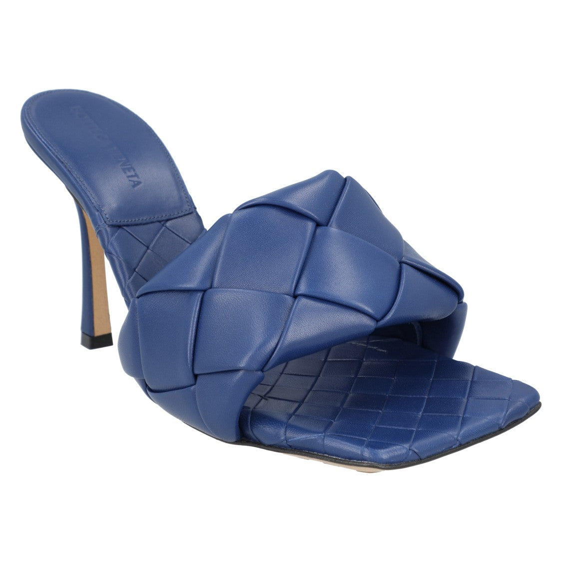 Bottega Veneta Lido Mule Blue