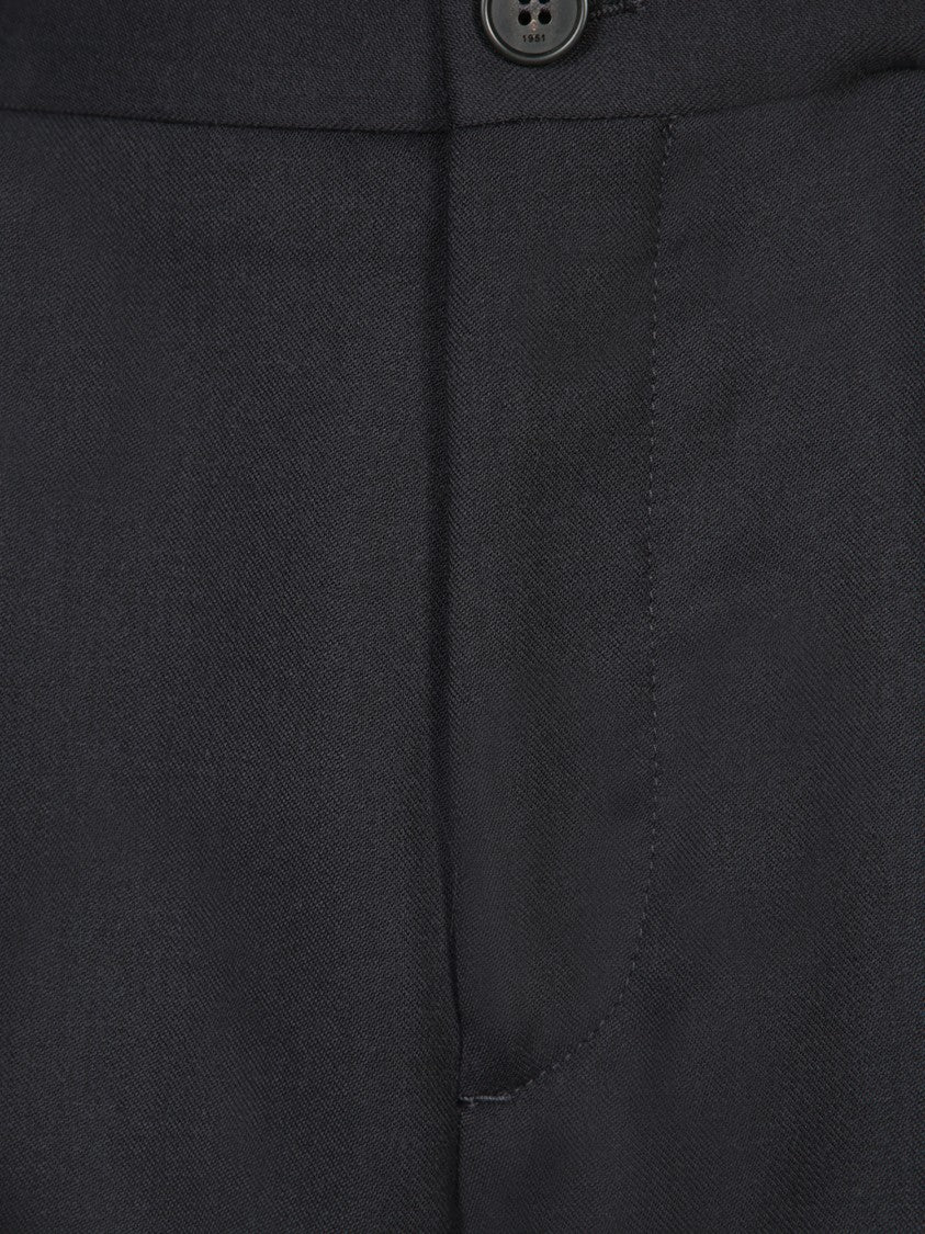 Incotex Tailored Blue Trousers With Adjustable Waistband