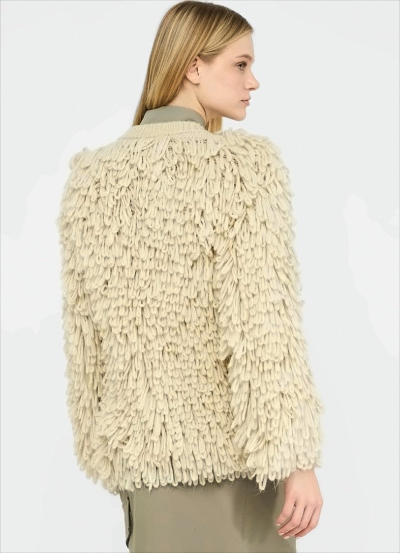 Liu Jo Relaxed Wool Blend Jacket