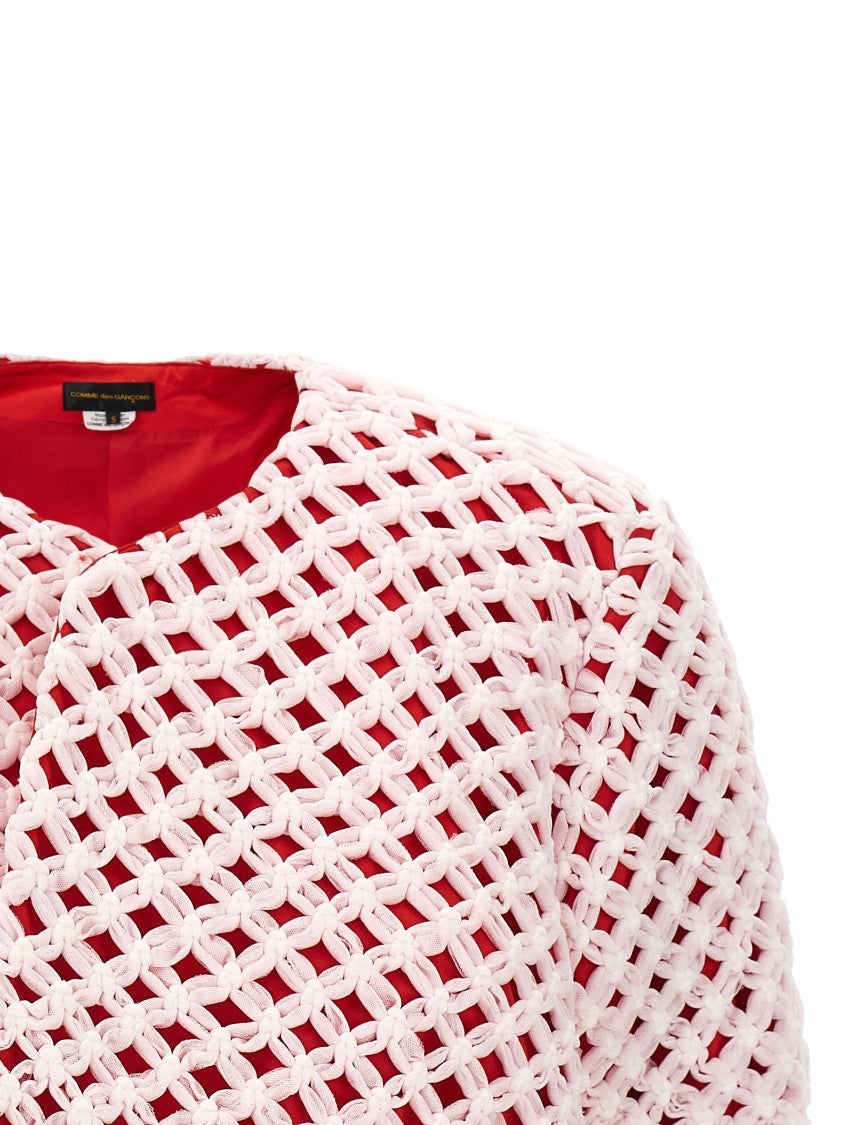 Comme Des Garçons Tulle Weave Blazer