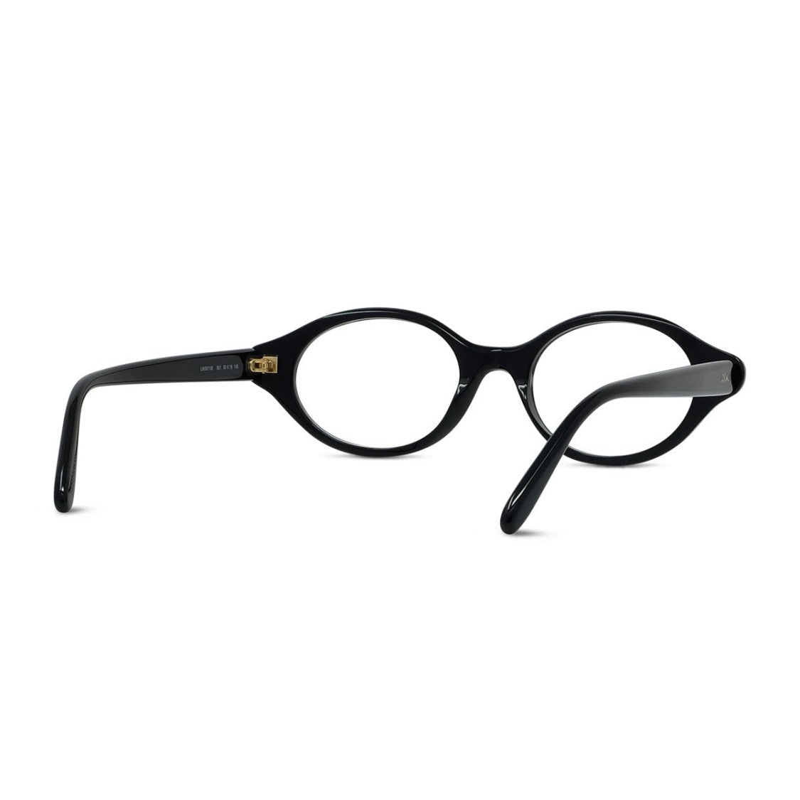 Loewe Black Slim Acetate Oval Sunglasses