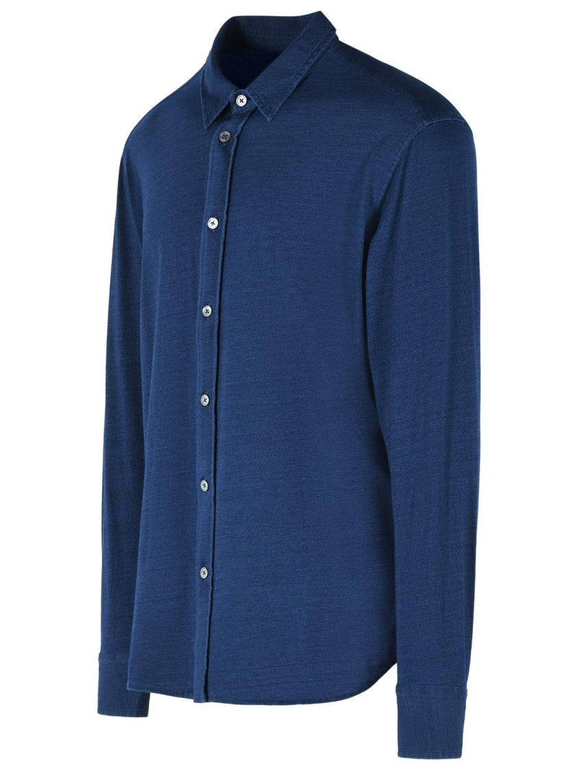 Tom Ford Blue Cotton Shirt