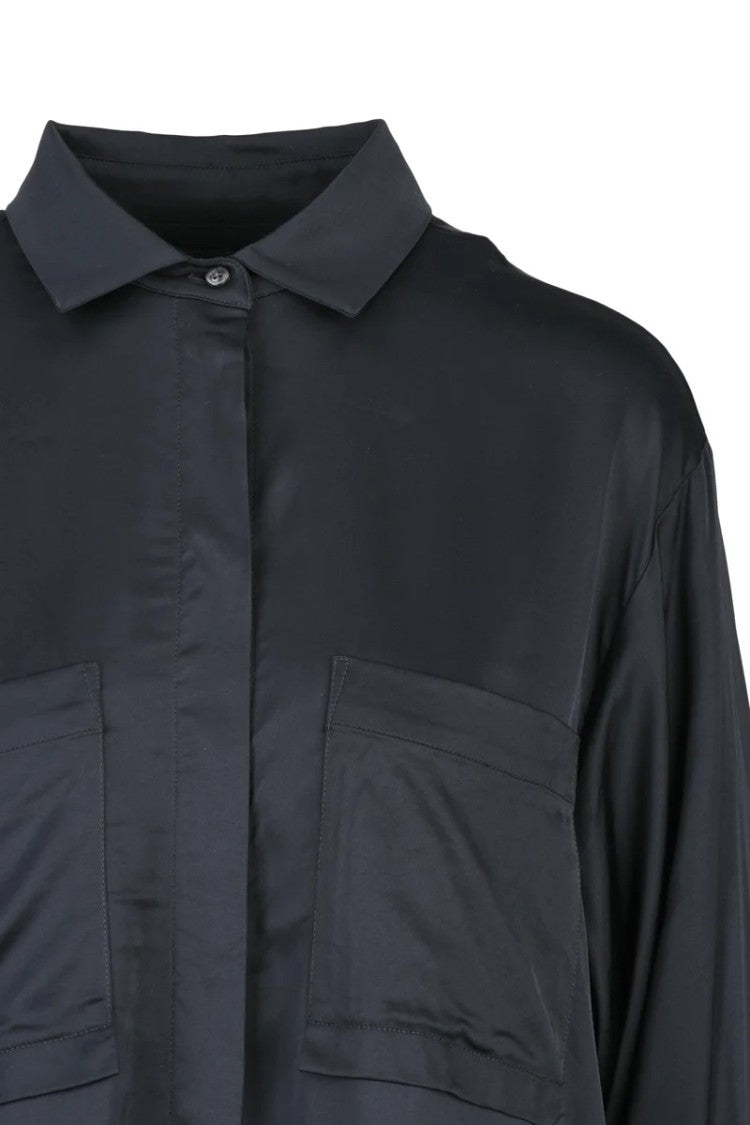 Diesel Maxi Shirt Dress - Black
