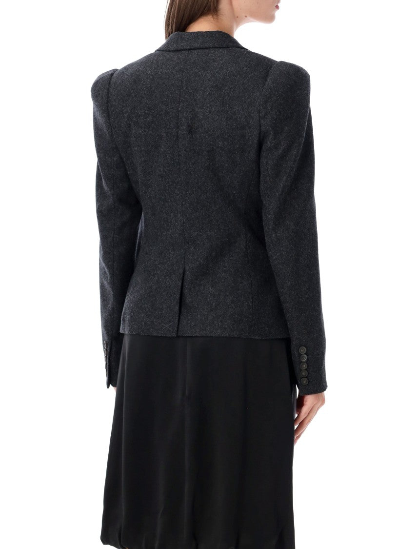 7 For All Mankind High Shoulder Tailored Blazer