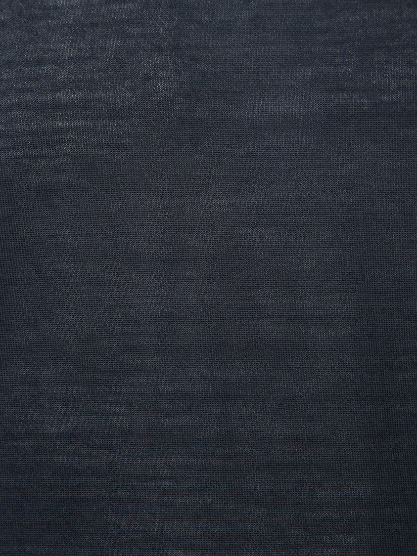 Zegna Blue Wool Crew Neck Knitwear